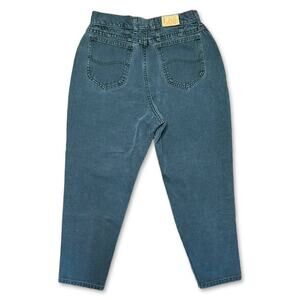 Vintage 90s Green Lee Mom Jeans Size 27" SHORT PETITE